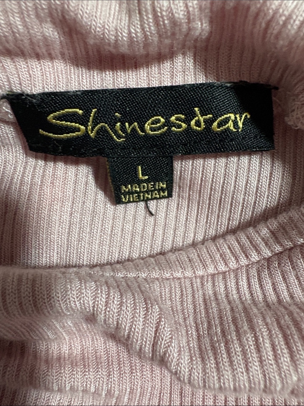 Shinestar Dusty Pink Ribbed Puff-Sleeve Bodysuit - Picture 2 of 4